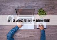 北斗区块链公司[北斗产业链全景图]